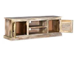 Mueble para la TV de madera maciza de mango