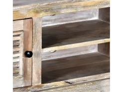 Mueble para la TV de madera maciza de mango