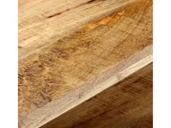 Mueble para la TV de madera maciza de mango 130x40x40 cm