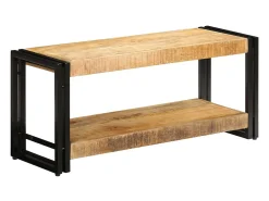 Mueble para la TV madera maciza de mango 90x30x40 cm