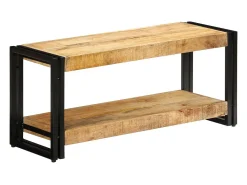Mueble para la TV madera maciza de mango 90x30x40 cm