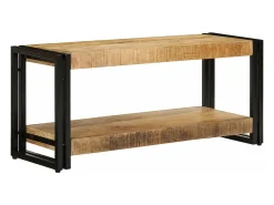 Mueble para la TV madera maciza de mango 90x30x40 cm