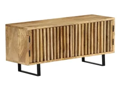 Mueble para la TV madera maciza de mango 90x30x40 cm ES73581
