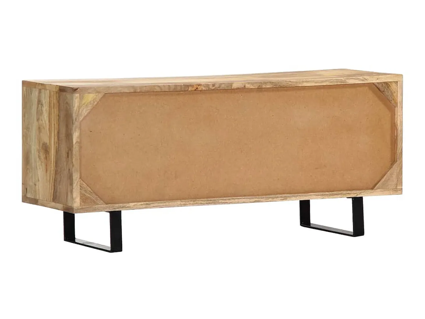 Mueble para la TV madera maciza de mango 90x30x40 cm ES73581