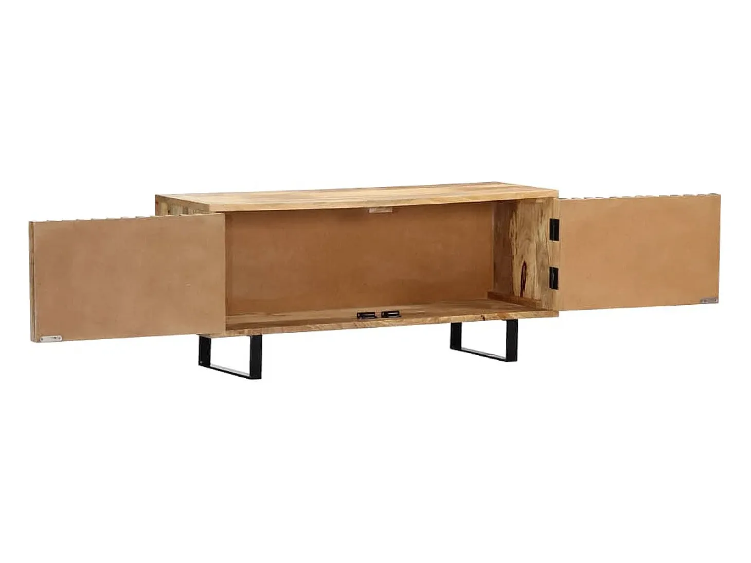 Mueble para la TV madera maciza de mango 90x30x40 cm