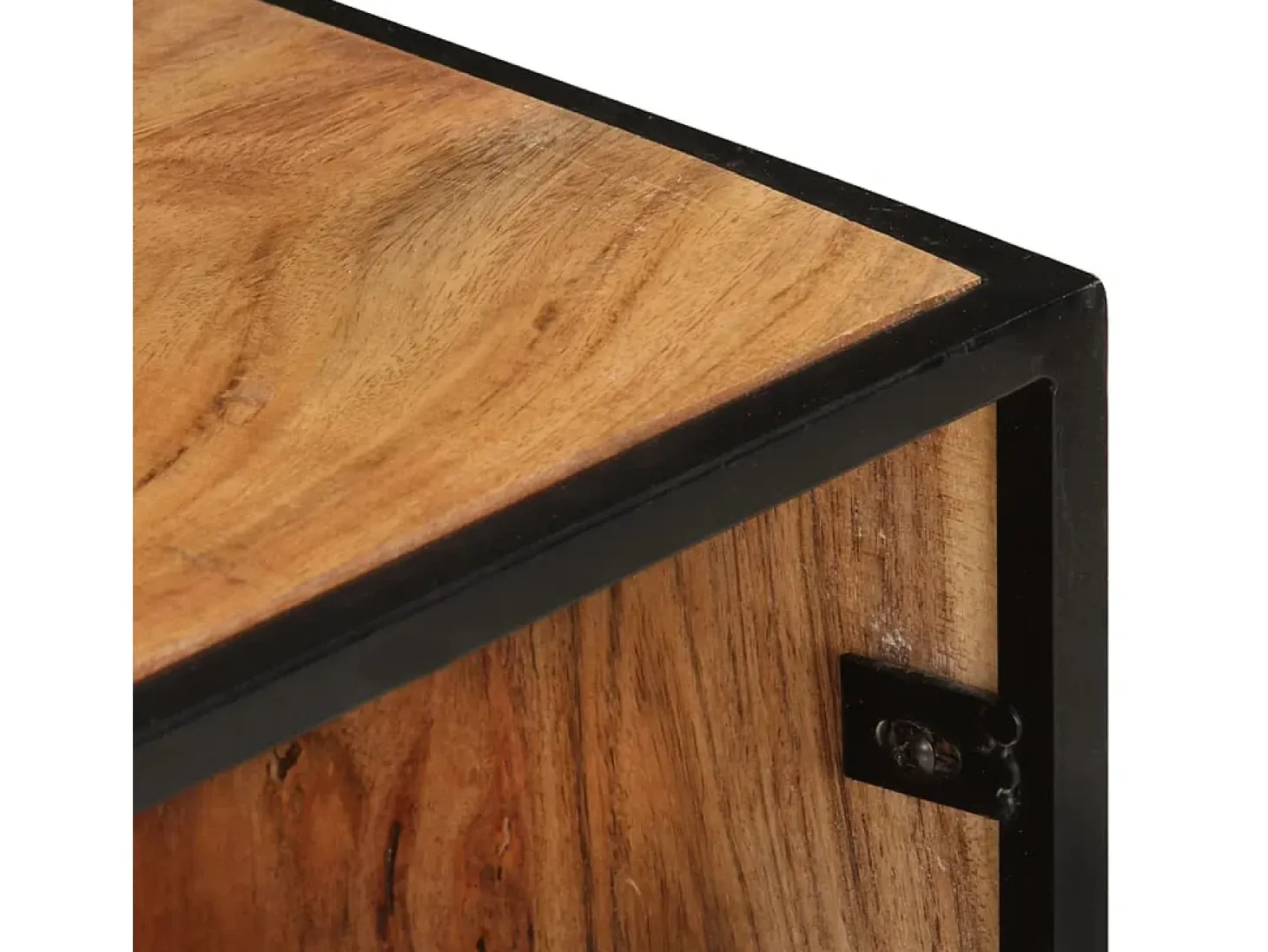 Mueble para la TV madera maciza de acacia 110x30x45 cm ES29359
