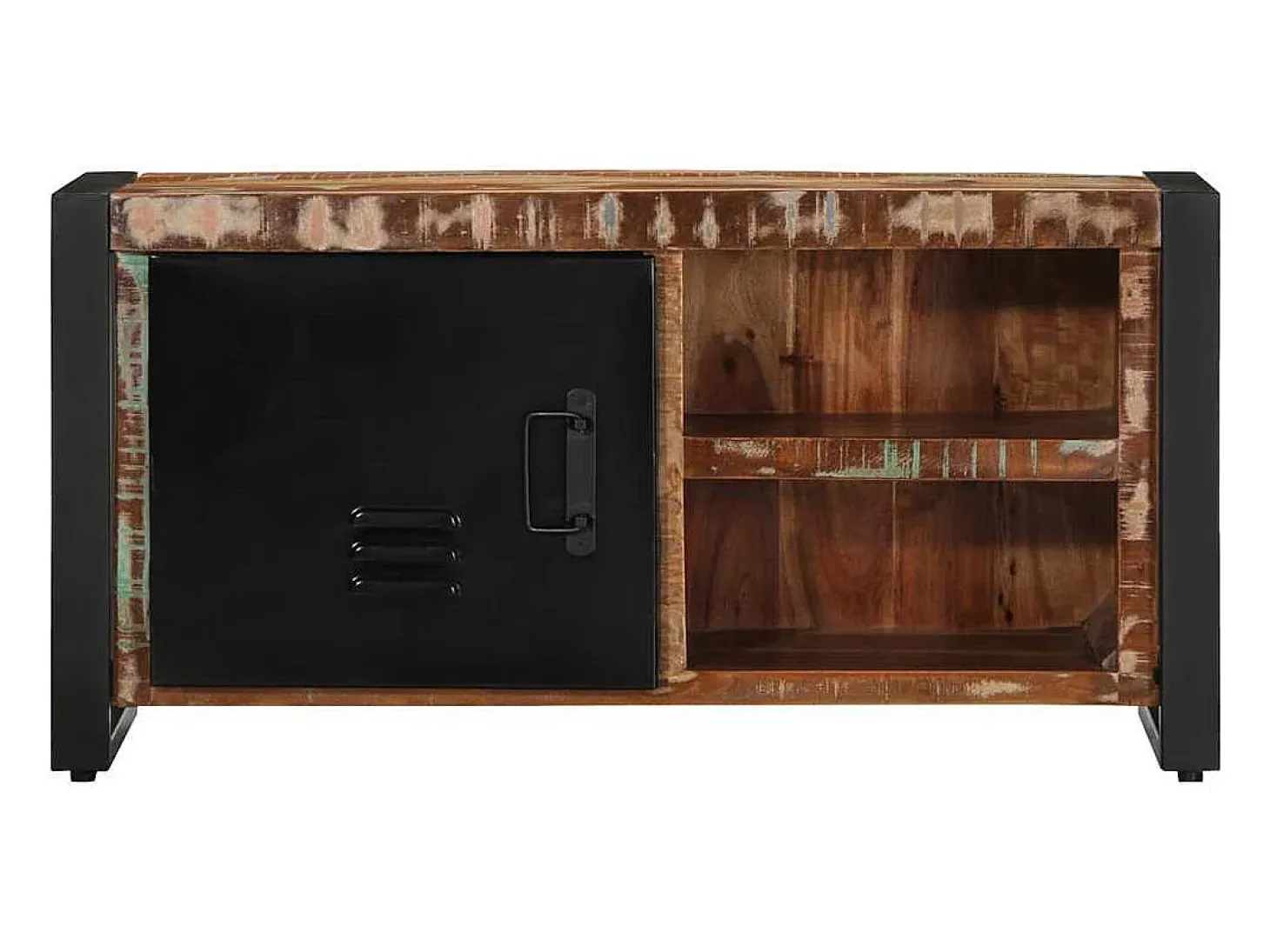 Mueble para la TV 80x30x40 madera maciza reciclada