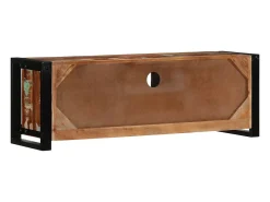 Mueble para la TV 100x30x35 madera maciza reciclada