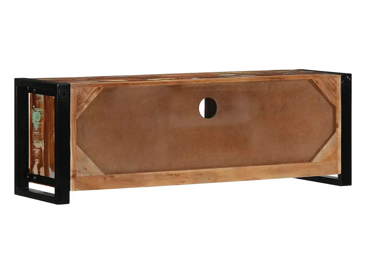 Mueble para la TV 100x30x35 madera maciza reciclada