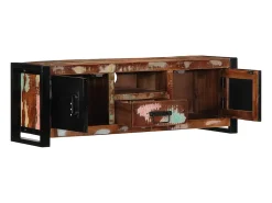 Mueble para la TV 100x30x35 madera maciza reciclada