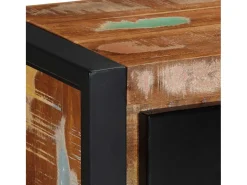 Mueble para la TV 100x30x25 madera maciza reciclada