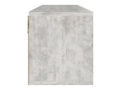 Mueble para televisión aglomerado hormigón 88,5x27x5x30,5 cm