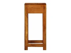 Mueble para teléfono con cajón Marrón 35 x 35 x 75 cm