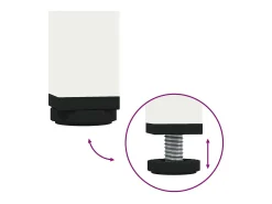 Mueble para TV acero laminado en frío blanco 68x39x43,5 cm