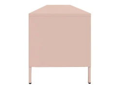 Mueble para TV acero laminado en frío rosa 202x39x43,5 cm