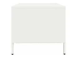 Mueble para TV acero laminado en frío blanco 68x50x43,5 cm
