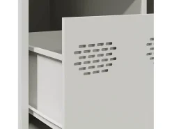Mueble para TV acero laminado en frío blanco 68x50x43,5 cm