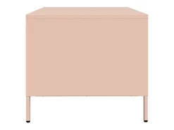 Mueble para TV acero laminado en frío rosa 68x50x43,5 cm