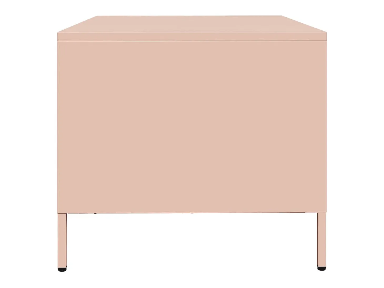 Mueble para TV acero laminado en frío rosa 68x50x43,5 cm