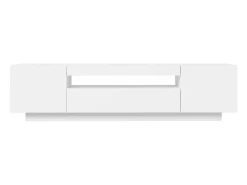 Mueble para TV con luces LED blanco 160x35x40 cm