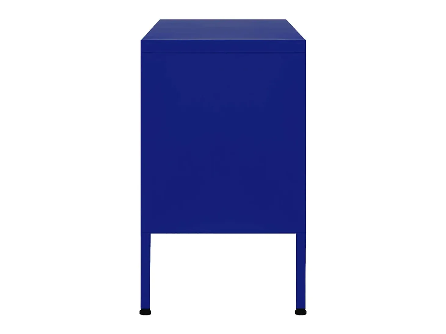 Mueble para TV de acero azul marino 105x35x50 cm