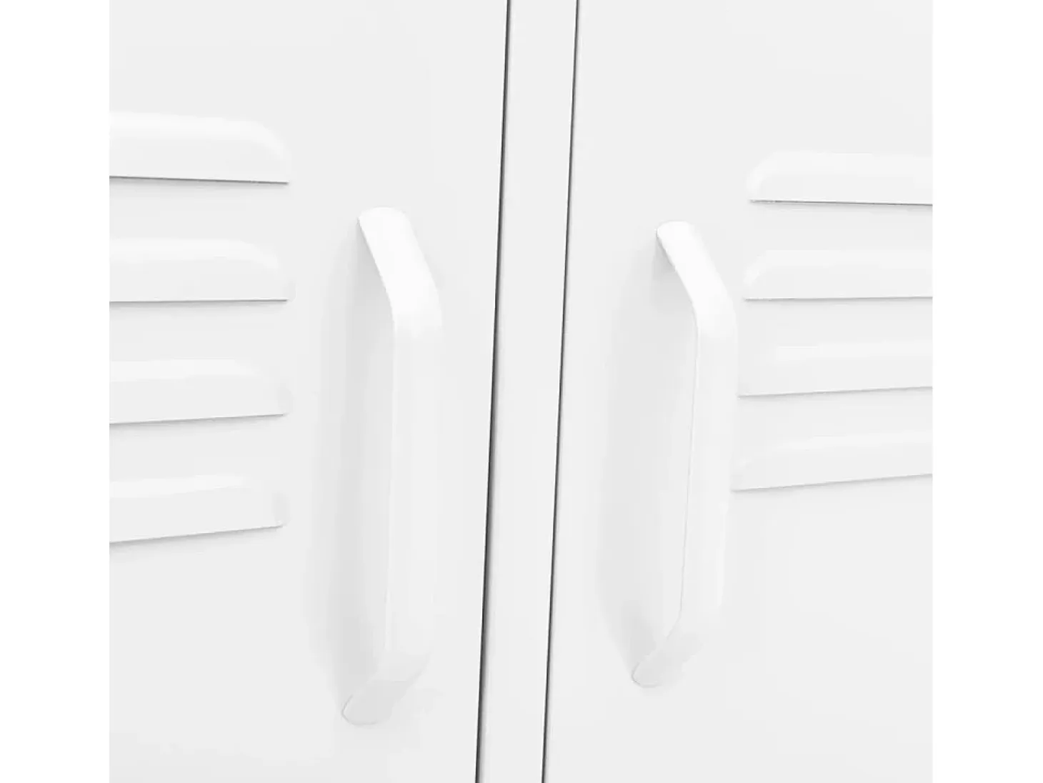 Mueble para TV de acero blanco 105x35x50 cm