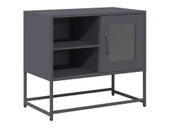 Mueble para TV de acero gris antracita 68x39x60,5 cm