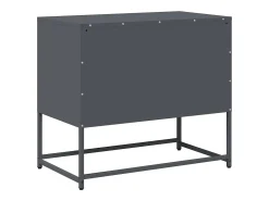 Mueble para TV de acero gris antracita 68x39x60,5 cm