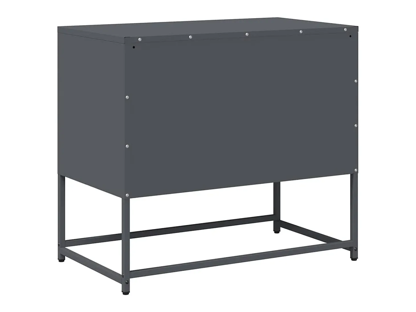 Mueble para TV de acero gris antracita 68x39x60,5 cm