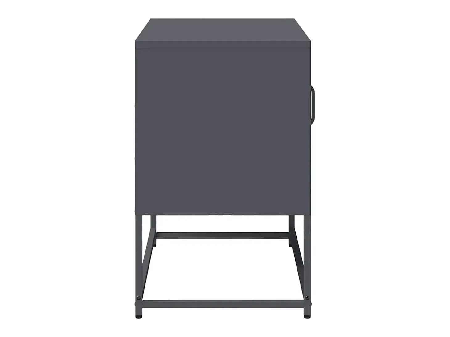 Mueble para TV de acero gris antracita 68x39x60,5 cm
