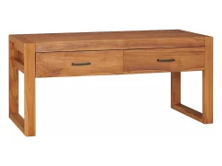 Mueble para TV de madera reciclada de teca 100x40x45 cm