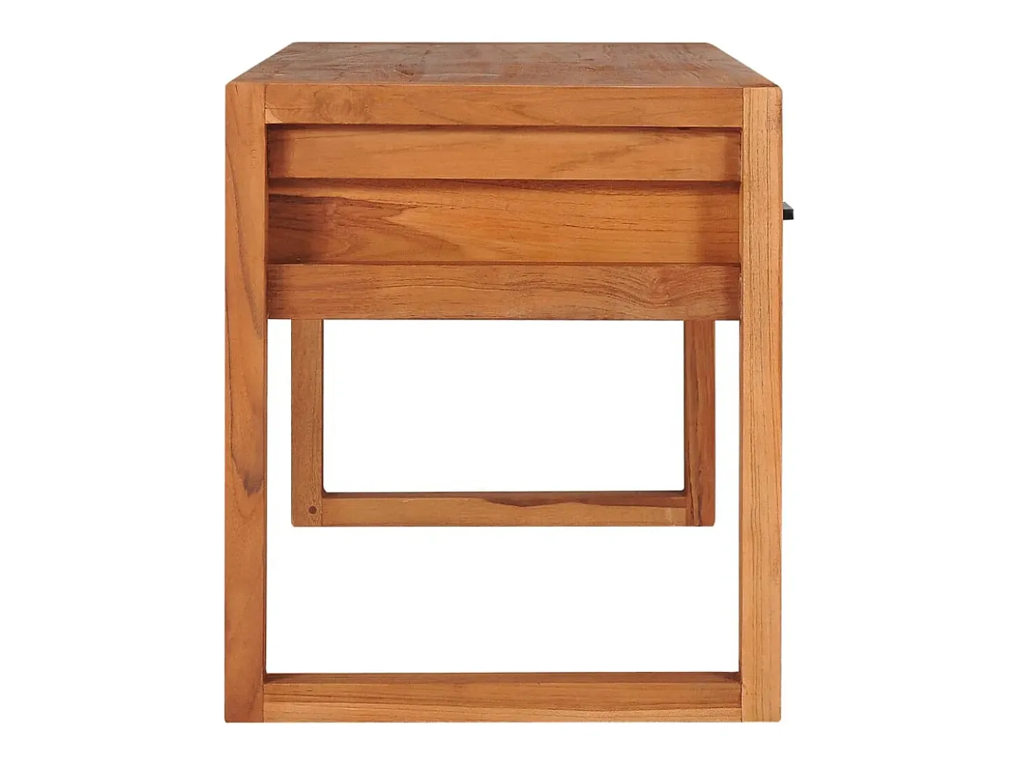 Mueble para TV de madera reciclada de teca 100x40x45 cm