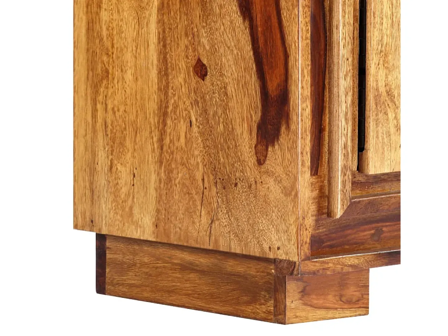Mueble para TV de madera maciza de sheesham 118x30x40 cm