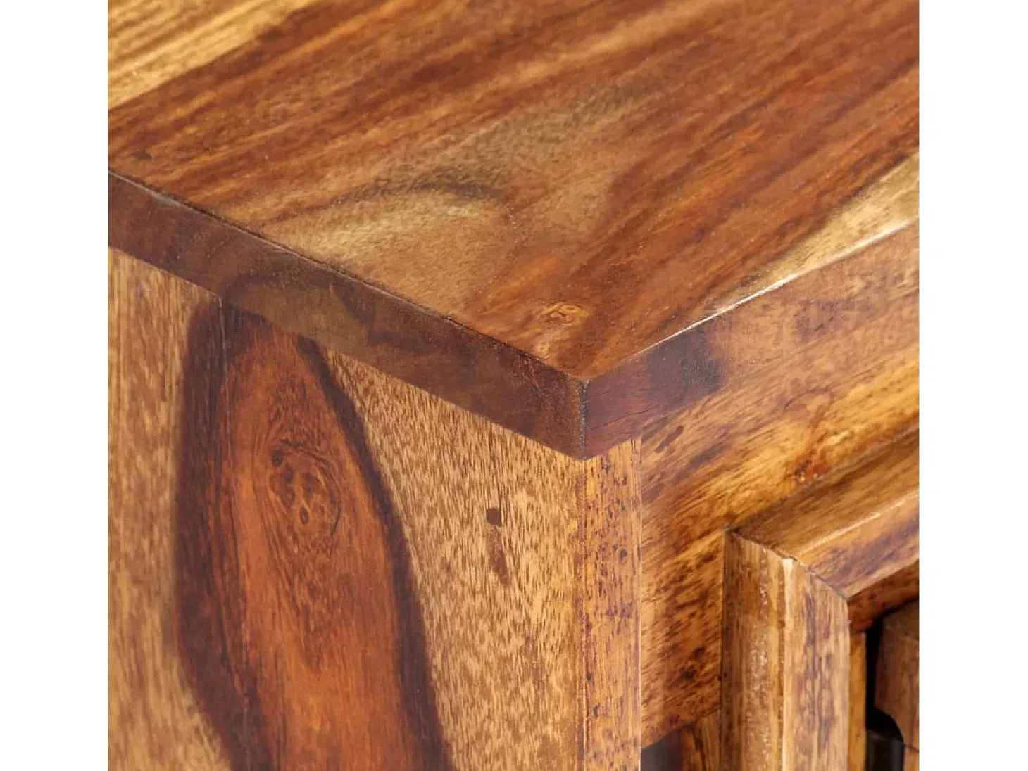 Mueble para TV de madera maciza de sheesham 118x30x40 cm