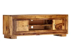 Mueble para TV de madera maciza de sheesham 118x30x40 cm