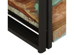 Mueble para TV de madera maciza reciclada 90x30x40 cm