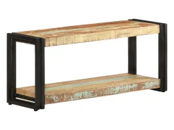 Mueble para TV de madera maciza reciclada 90x30x40 cm