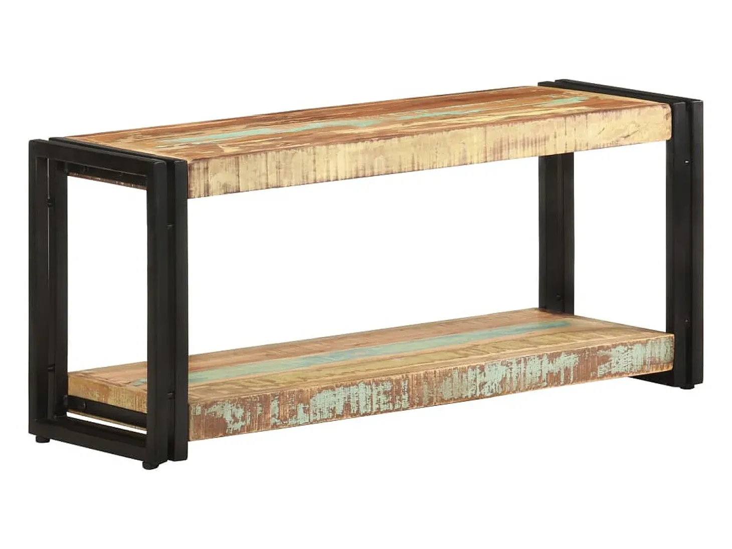 Mueble para TV de madera maciza reciclada 90x30x40 cm