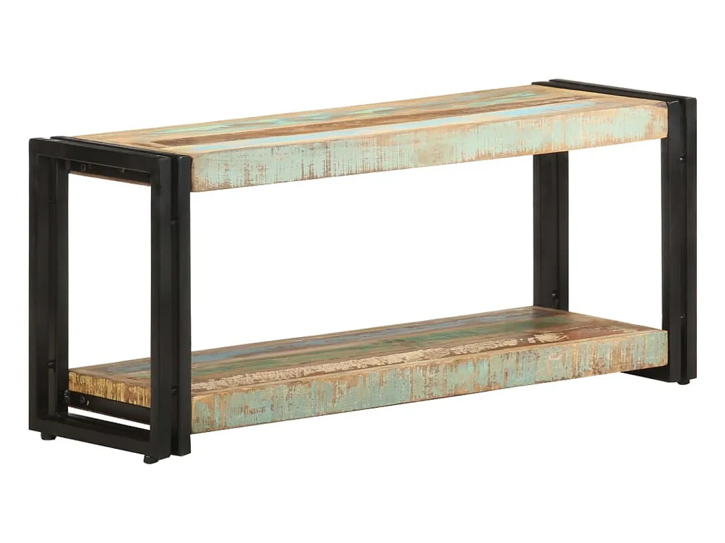 Mueble para TV de madera maciza reciclada 90x30x40 cm