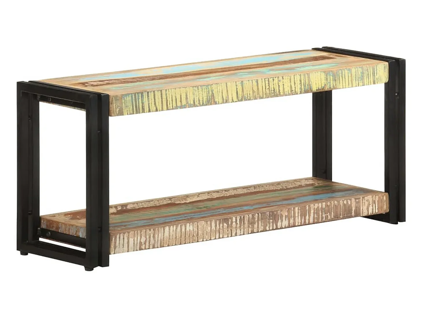 Mueble para TV de madera maciza reciclada 90x30x40 cm