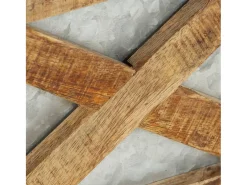 Mueble para TV de madera maciza de mango rugosa 110x30x45 cm