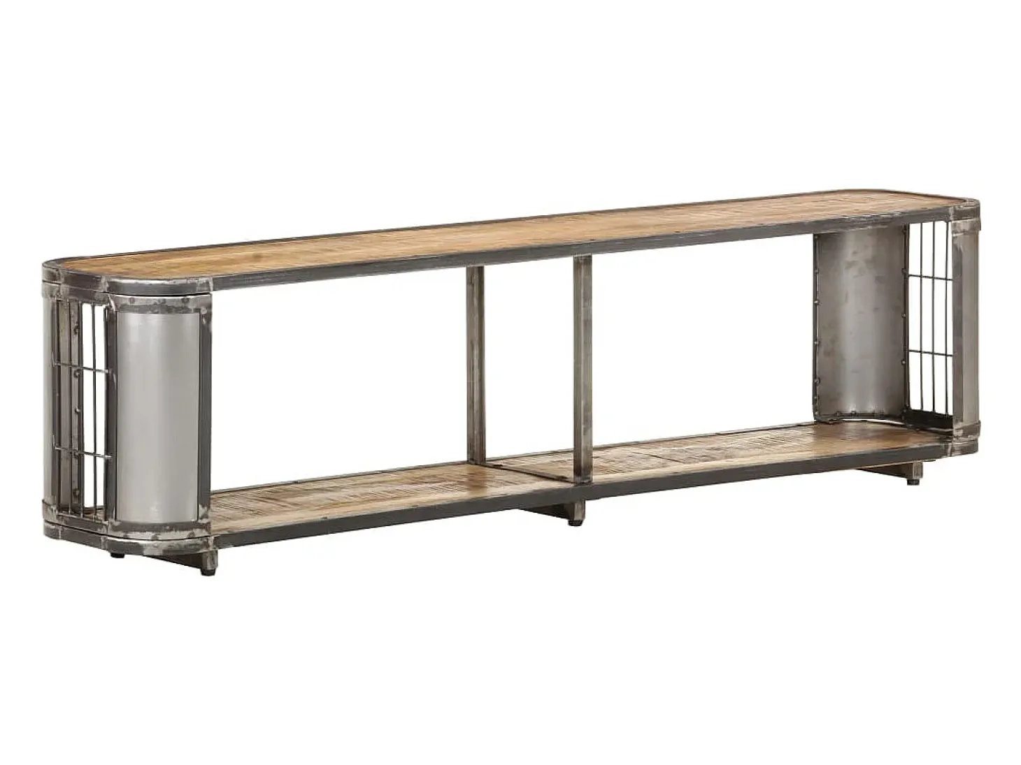 Mueble para TV de madera maciza de mango 150x30x40 cm