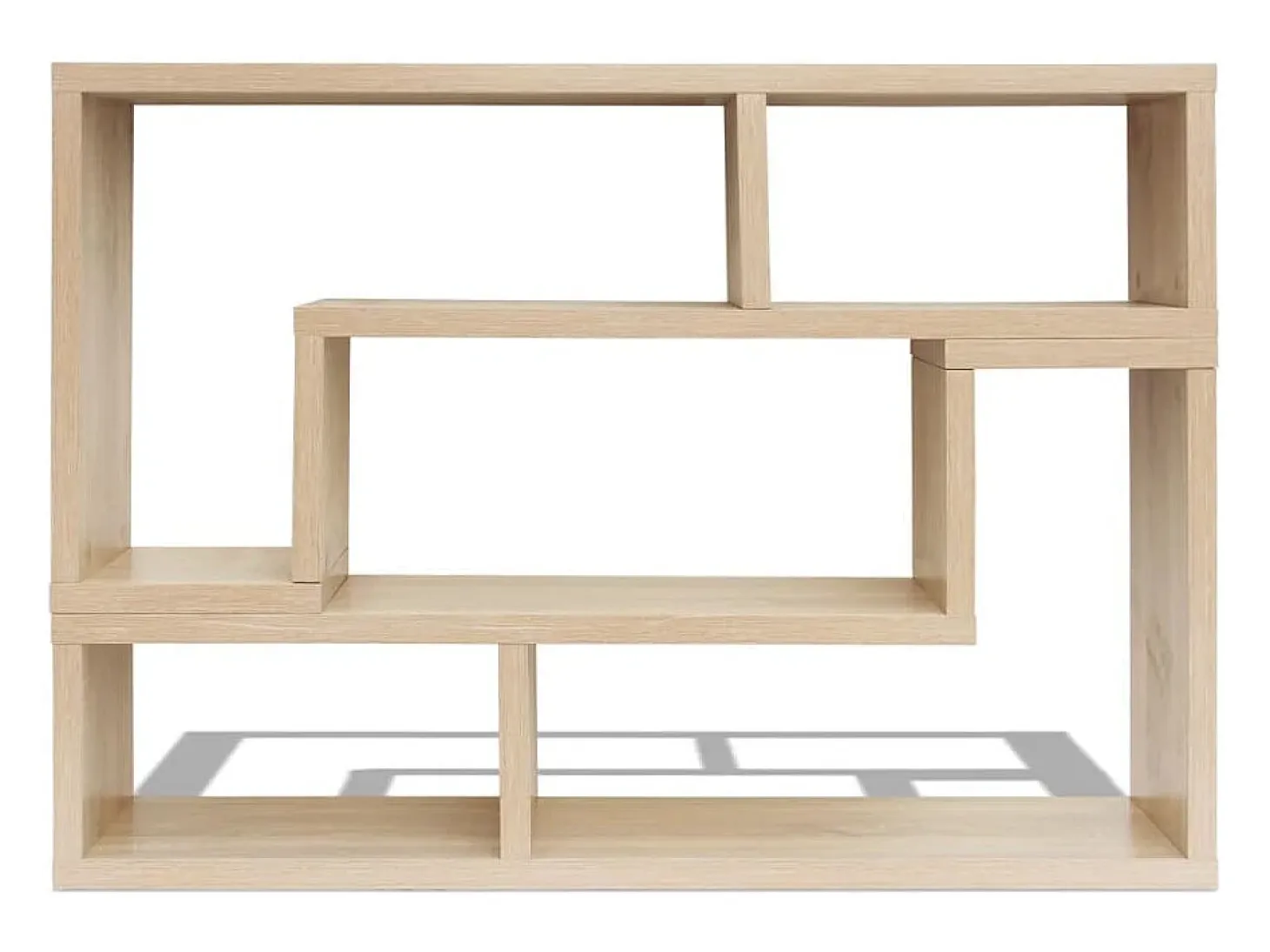 Mueble para TV en forma de L color roble