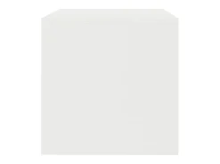 Mueble para TV madera contrachapada blanco 100x40x40 cm