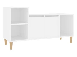 Mueble para TV madera contrachapada blanco 100x35x55 cm ES72337