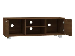 Mueble para TV madera contrachapada marrón roble 120x40,5x35 cm