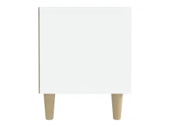 Mueble para TV madera contrachapada blanco 180x31,5x40 cm