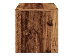 Mueble para TV madera contrachapada envejecida 80x40x40 cm