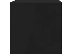 Mueble para TV madera contrachapada negro 80x40x40 cm ES40577