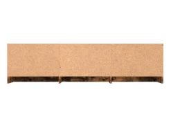 Mueble para TV madera contrachapada roble ahumado 140x40x35,5cm